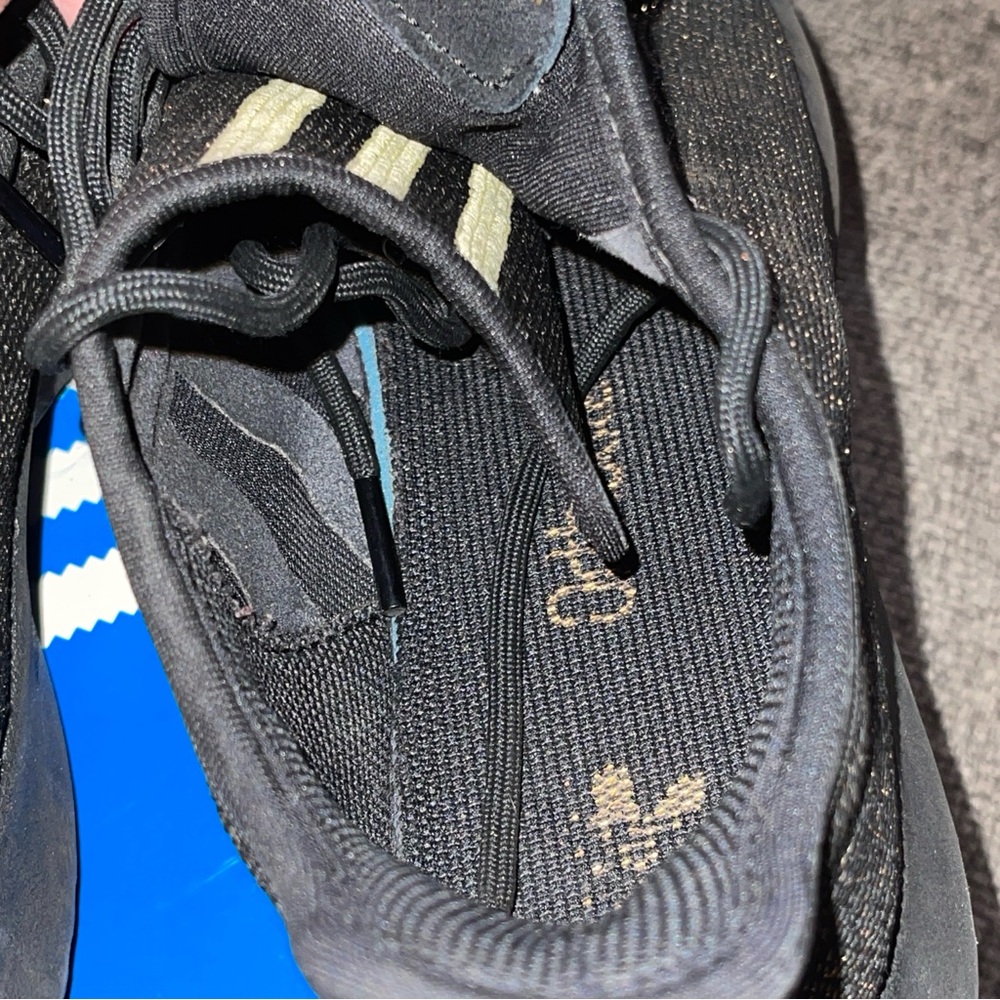 ADIDAS TUBULAR SHADOW KIDS 6 WOMEN 7.5 Black Gold Shoes - Picture 8 of 9
